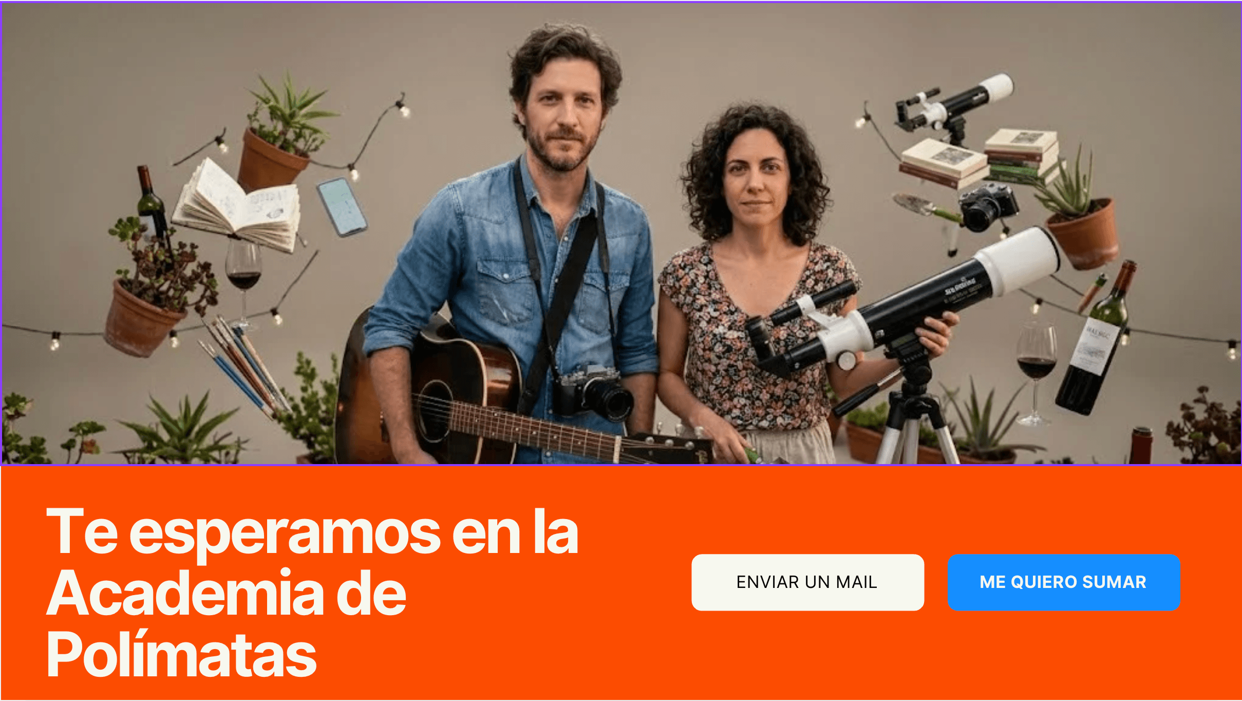 Te esperamos en la Academia de Polímatas